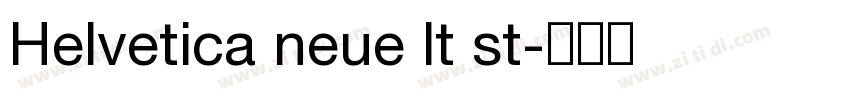 Helvetica neue lt st字体转换
